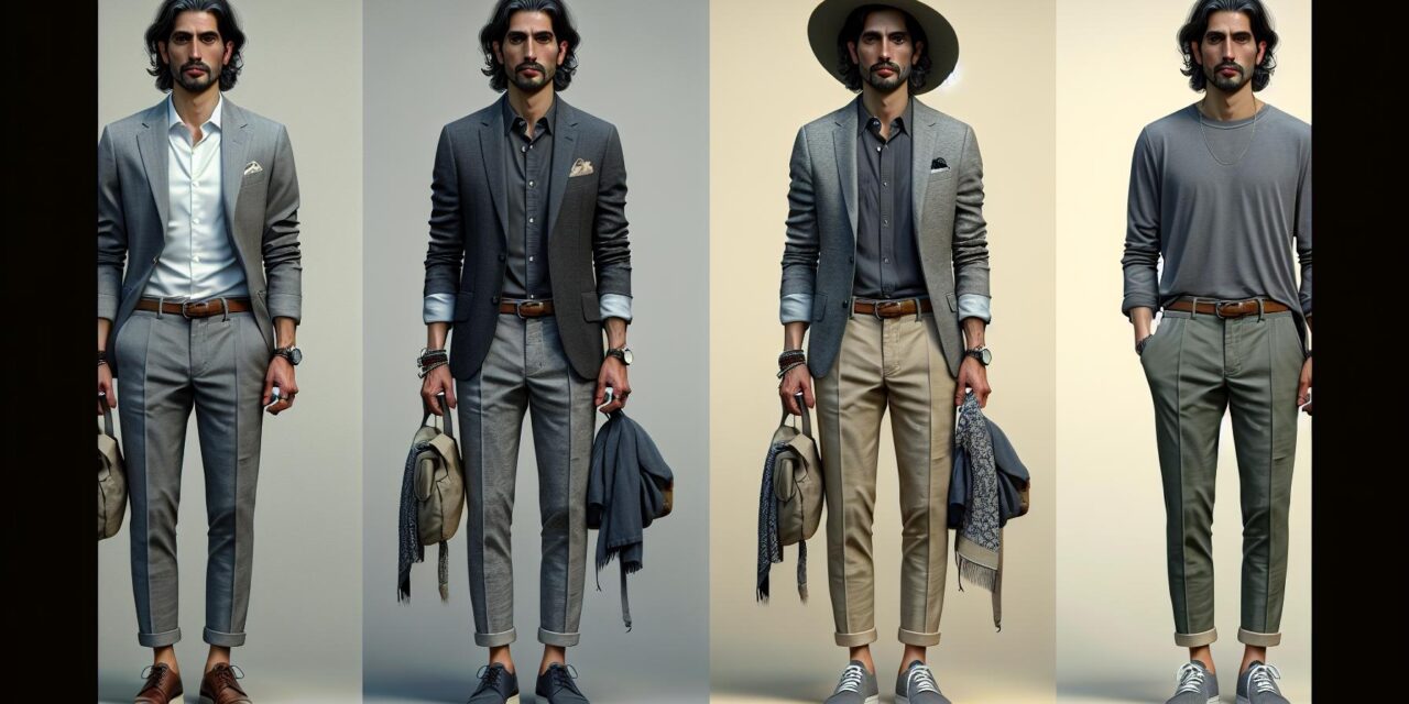 Grijze broek combineren heren: Tips voor veelzijdige outfits