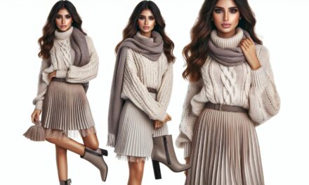 Tips om een plissé rok te combineren voor een trendy winterlook