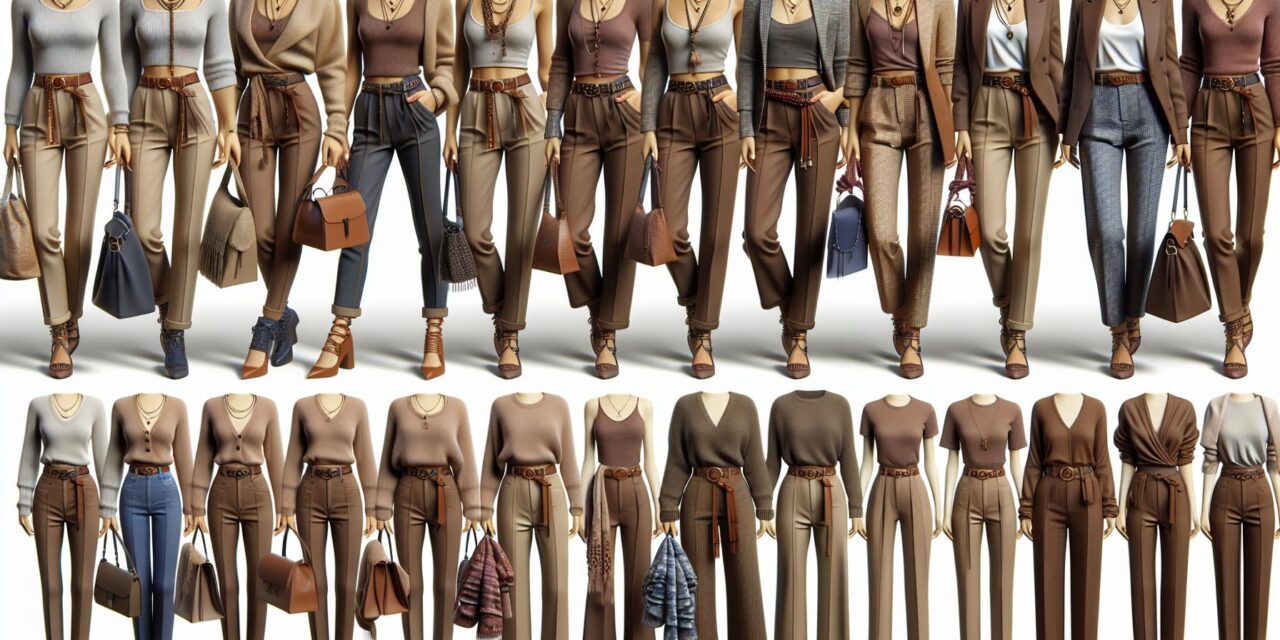 Hoe je op stijlvolle wijze een bruine broek kunt combineren – Tips voor dames