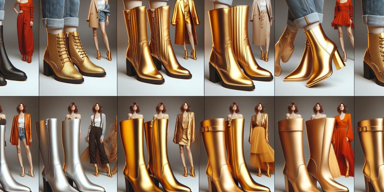 Gouden laarzen combineren: tips voor een glamoureuze en opvallende outfit