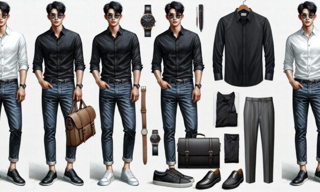 Tips en suggesties om een zwarte blouse voor heren te combineren