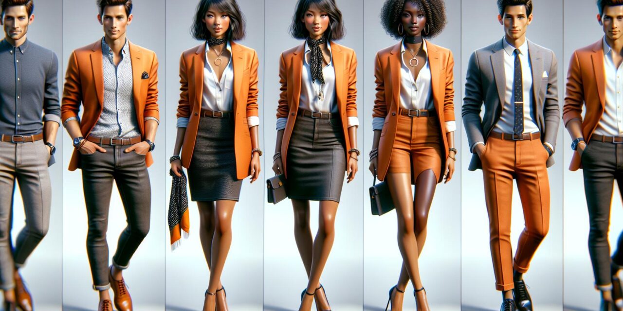 Tips en ideeën om een oranje blazer te combineren: stijlvolle looks