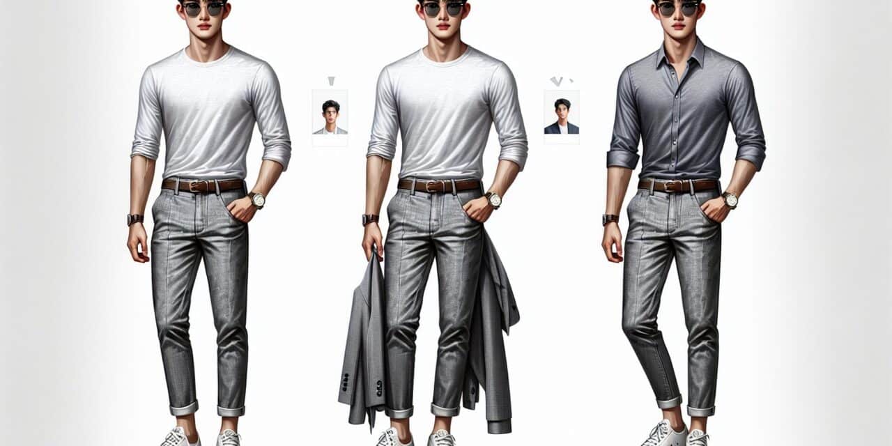Grijze jeans combineren voor heren: stijlvolle outfits en tips