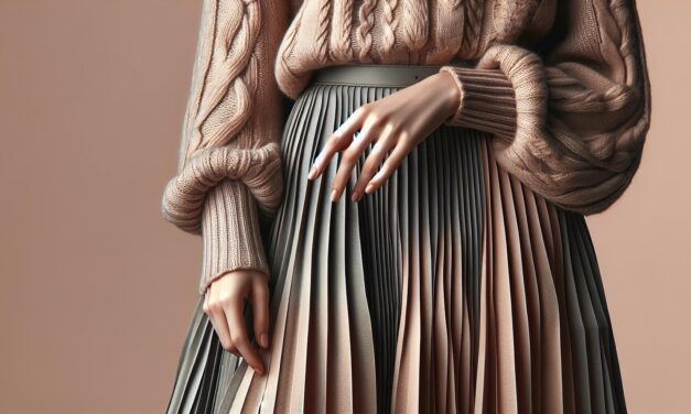 Hoe je een plissé rok perfect kunt combineren met een trui