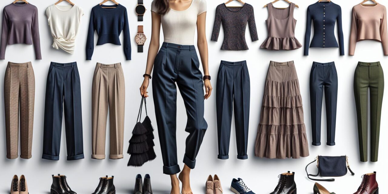 Stijlvolle en trendy outfits: zo combineer je een donkerblauwe broek als vrouw