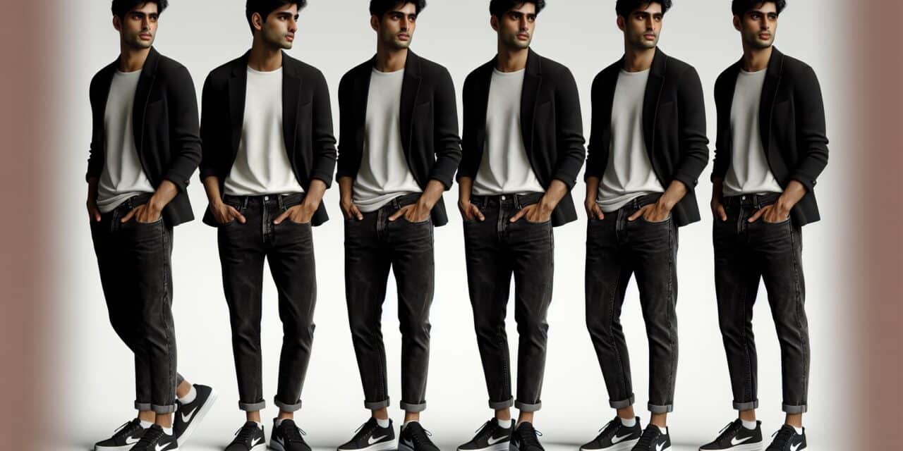 Veelzijdigheid en stijl: hoe heren zwarte jeans kunnen combineren