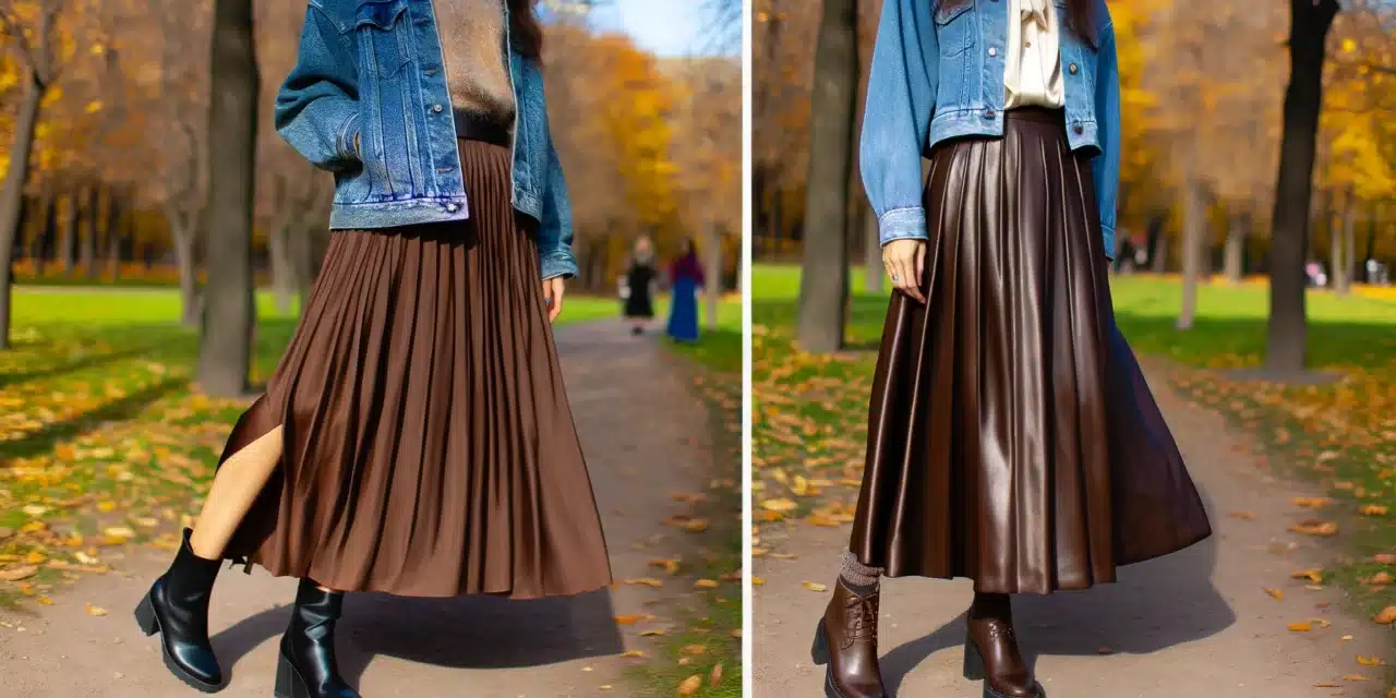 Hoe je een bruine rok op stijlvolle wijze kunt combineren