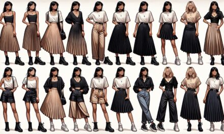 Hoe je een zwarte plissé rok kunt combineren in verschillende stijlen