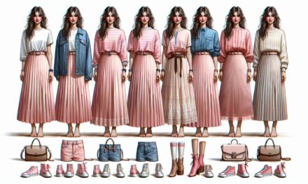 Tips en suggesties voor het combineren van een lange roze rok