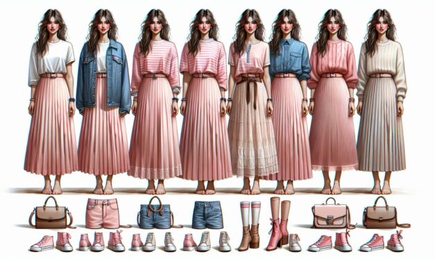 Tips en suggesties voor het combineren van een lange roze rok