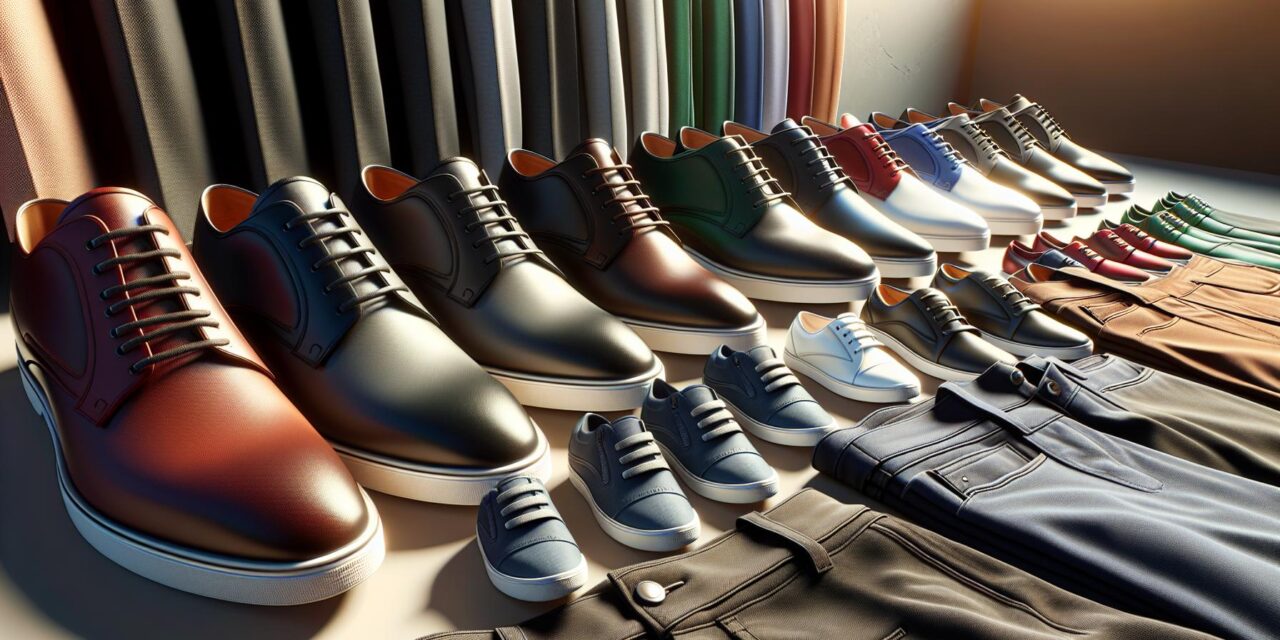 Welke kleur schoenen draag je onder een grijze broek?